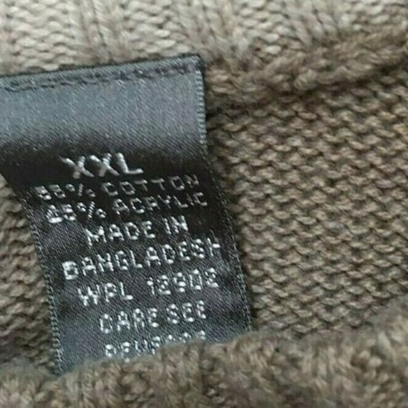 Oscar de la Renta Mens Long Sleeves Sweater Sz XXL - Picture 6 of 6